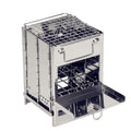 Stainless Steel Wood Stove Barbecue Grill T6478