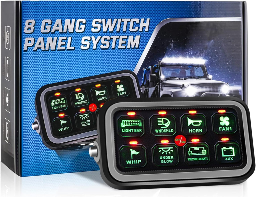 8 Gang LED Switch Panel F460438
