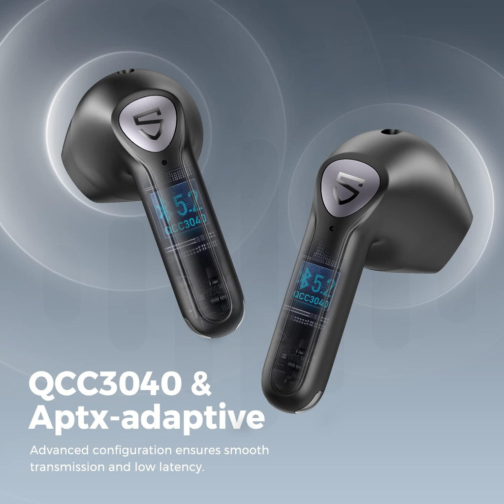 Wireless Earbuds with 14.2mm Driver, Bluetooth V5.2, Four Mic, Game Mode, 17.5 Hrs Q57867
