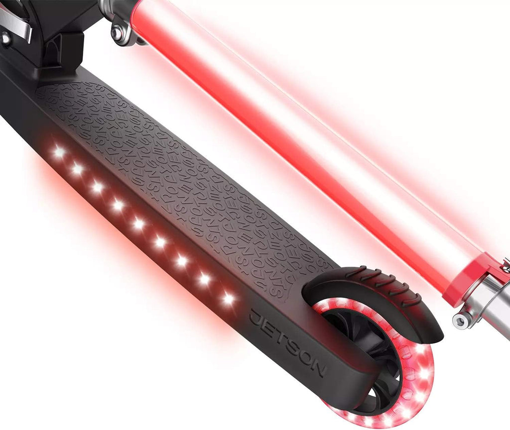 Black 2 Wheel Light-Up Scooter L24199