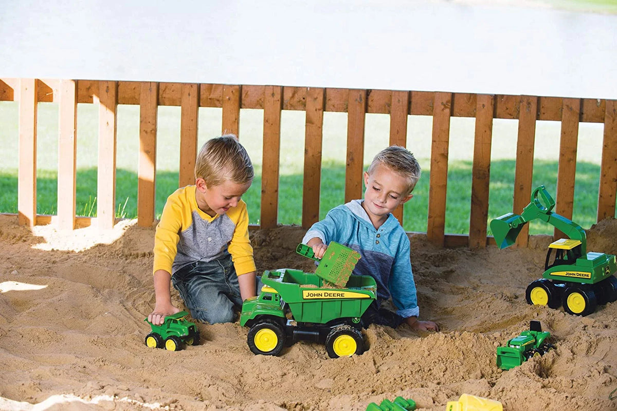 Brown Big Scoop Dump Truck with Sand Tools B785152