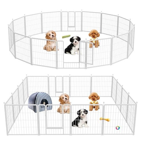 Black 32" Height 8 Panels Heavy Duty Dog Playpen N372518