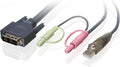 10 Feet DVI-D USB KVM Cable Pack of 2 J70288
