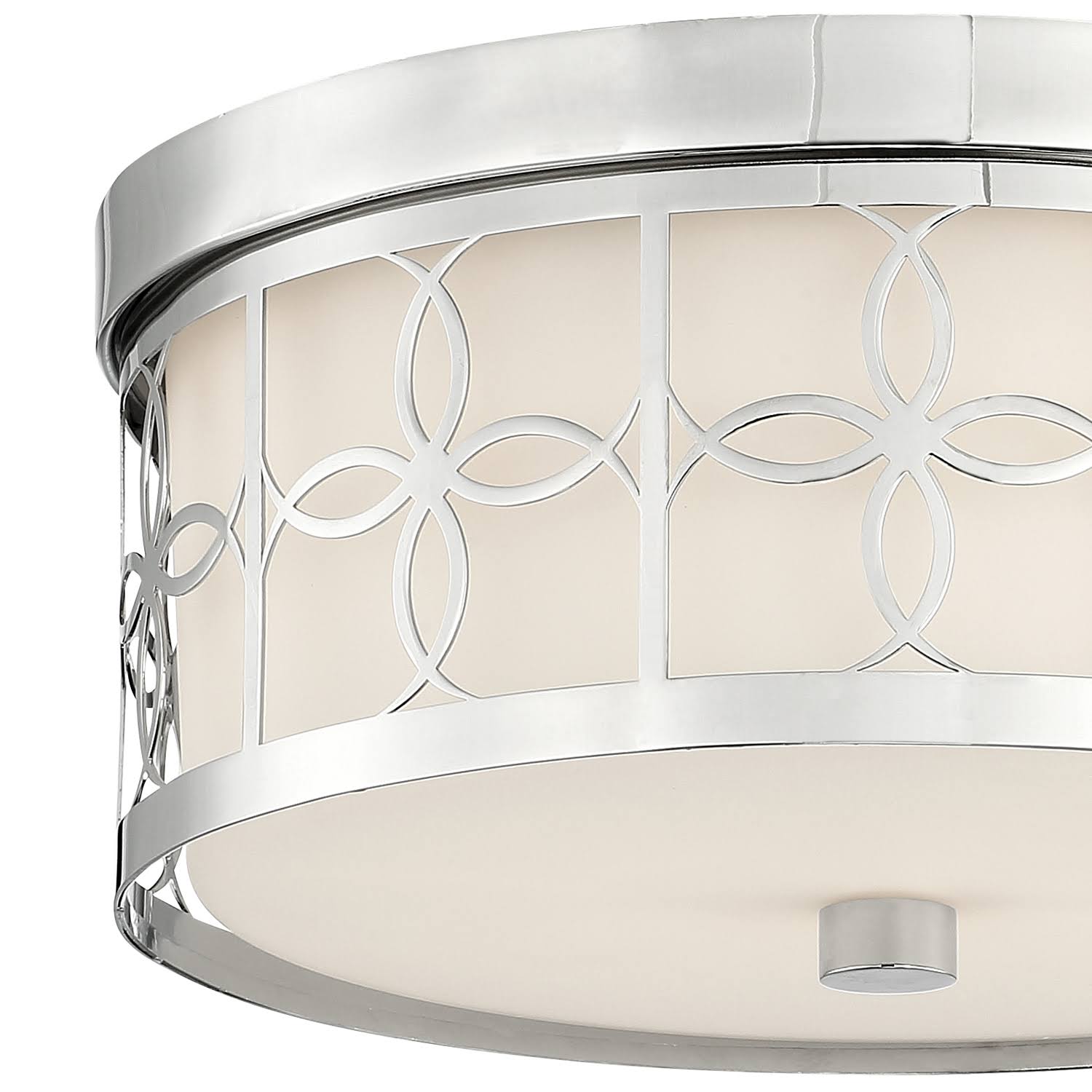 Polished Nickel 2 Light Ceiling Mount Q807993