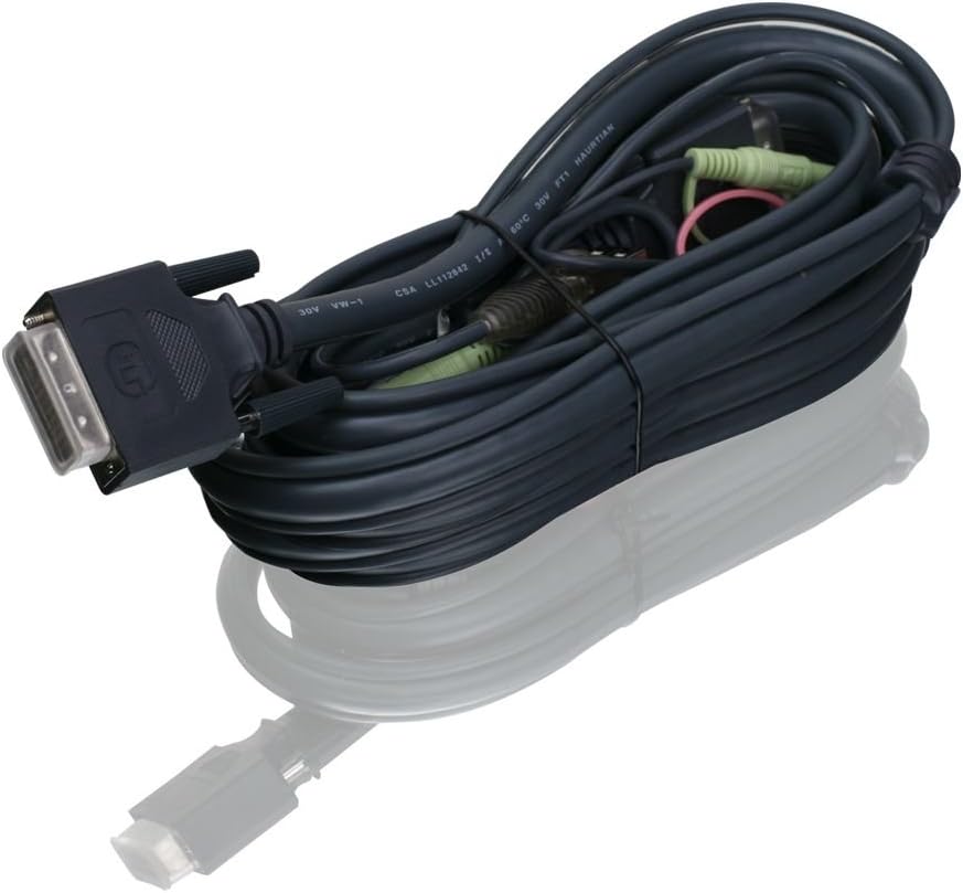 10 Feet DVI-D USB KVM Cable Pack of 2 J70288