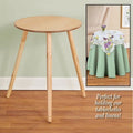Round Wooden Side Accent Table, Unfinished, 20" Diam x 25 1/2" H D54680