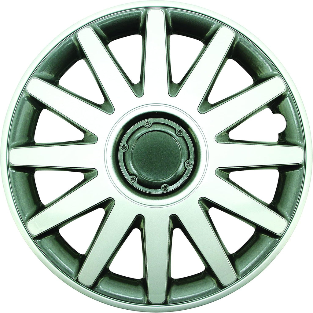 Silver 15" ABS Wheel Cover Pack of 4 R516587