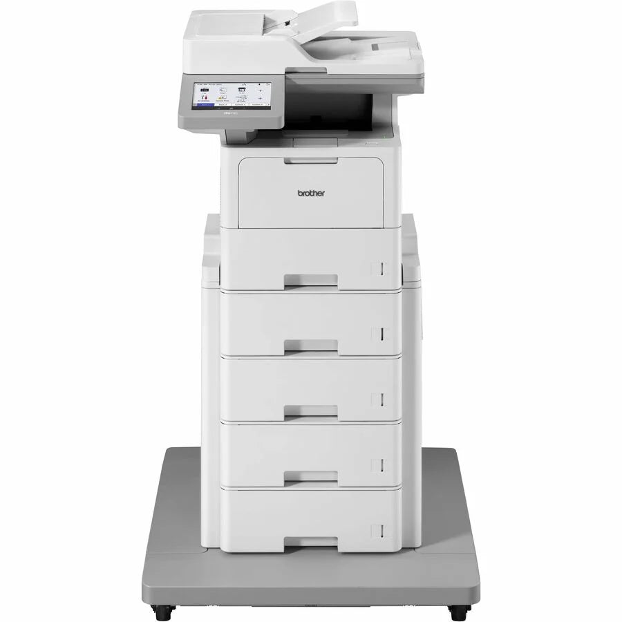 Wireless Laser Multifunction Printer Monochrome Copier Fax Printer Scanner 52 ppm Mono Print 1200 x 1200 dpi Print Automatic Duplex Print Color Flatbed Scanner M733