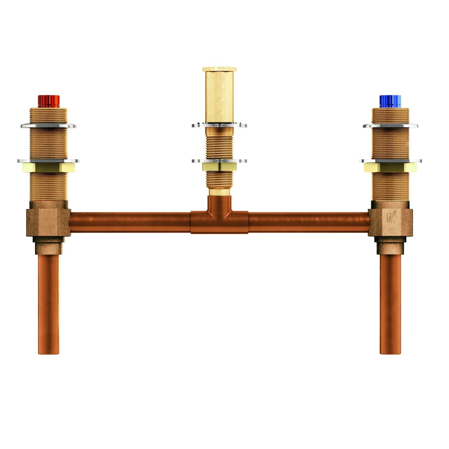 1/2x22 Sweat Roman Tub Rough-In Valve, Brass H4231