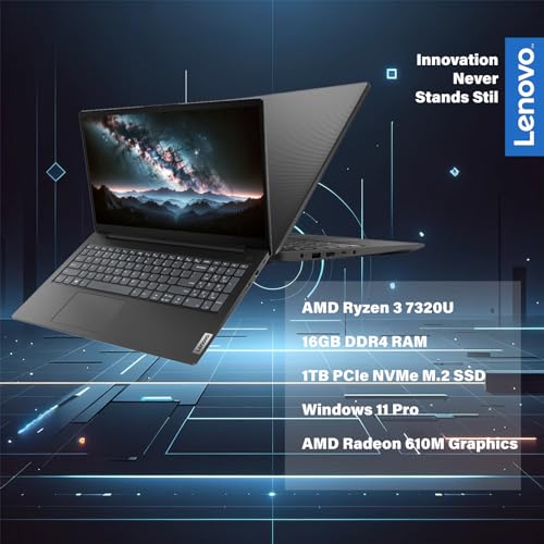 15.6" FHD Display AMD Ryzen 3 7320U 16GB RAM 512GB PCIe SSD Windows 11 Pro Laptop K14340