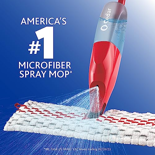 Red Spray Mop with 3 Extra Refills F232