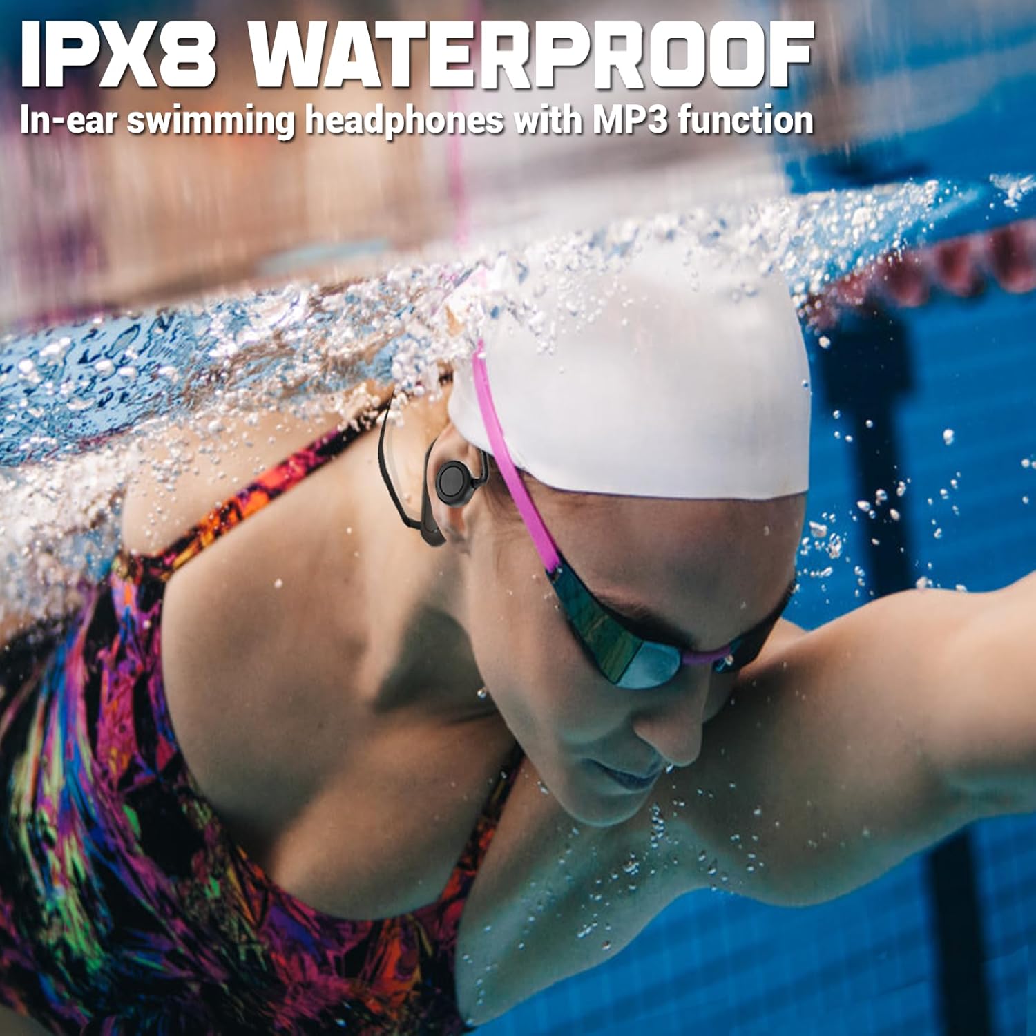 IPX8 Waterproof In-Ear Stereo Wireless Sports Headphones G540