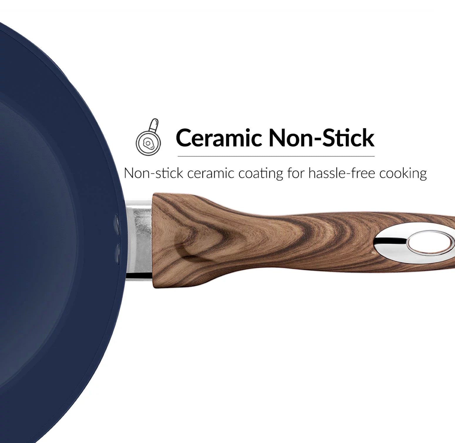 11 inch Non Stick Deep Fry Pan with Lid T237