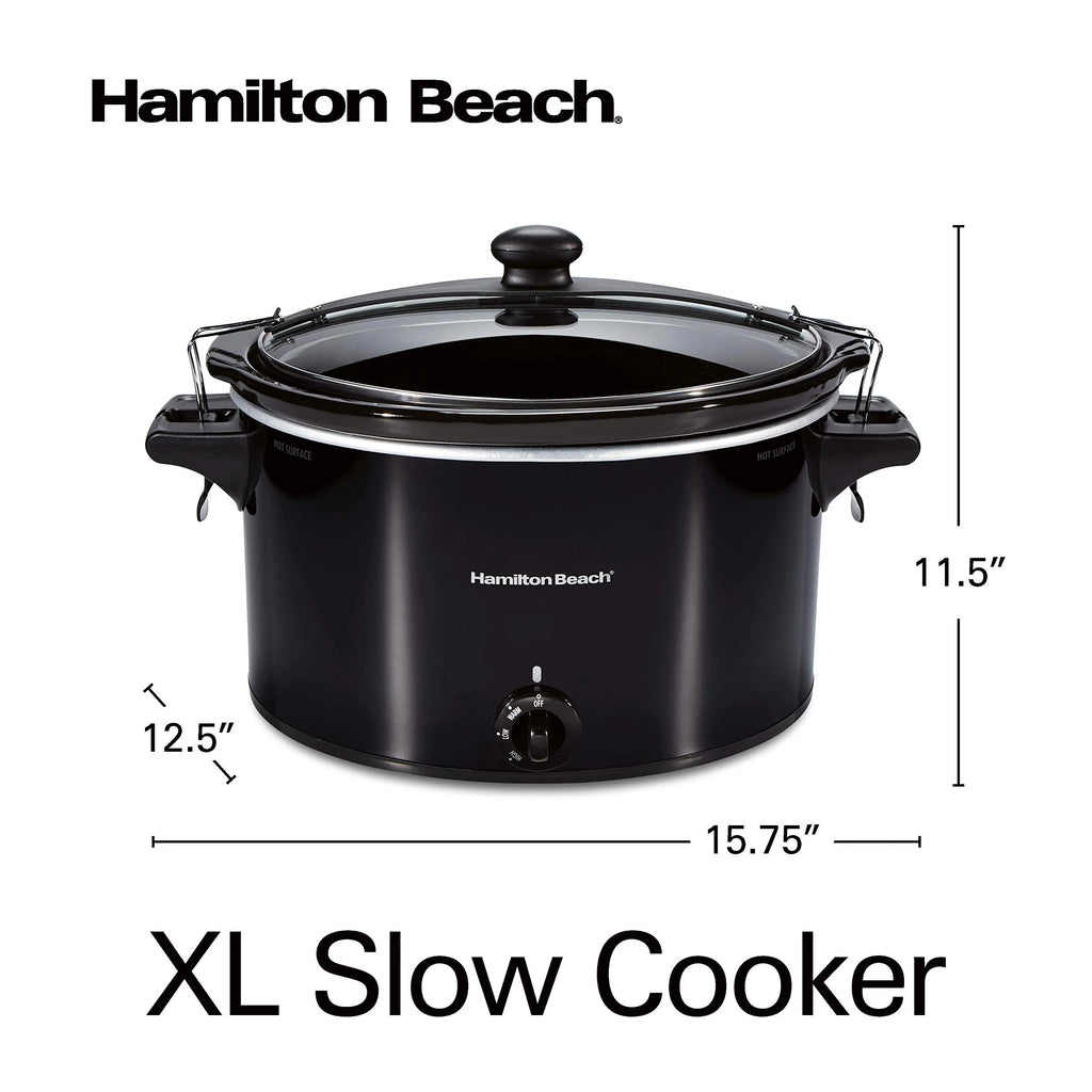 Extra Large 10 Quart Black Slow Cooker K175