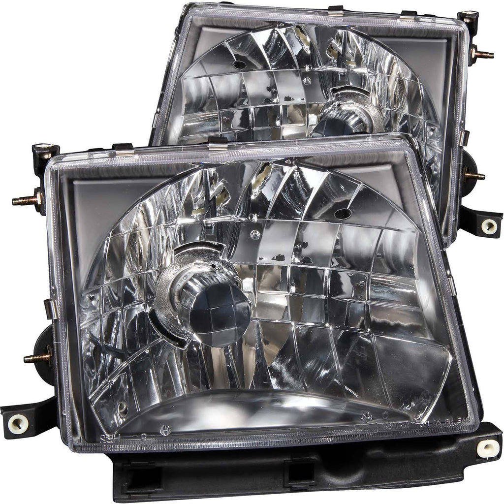 Crystal Headlights Black for 1997-2000 Toyota Tacoma V714607