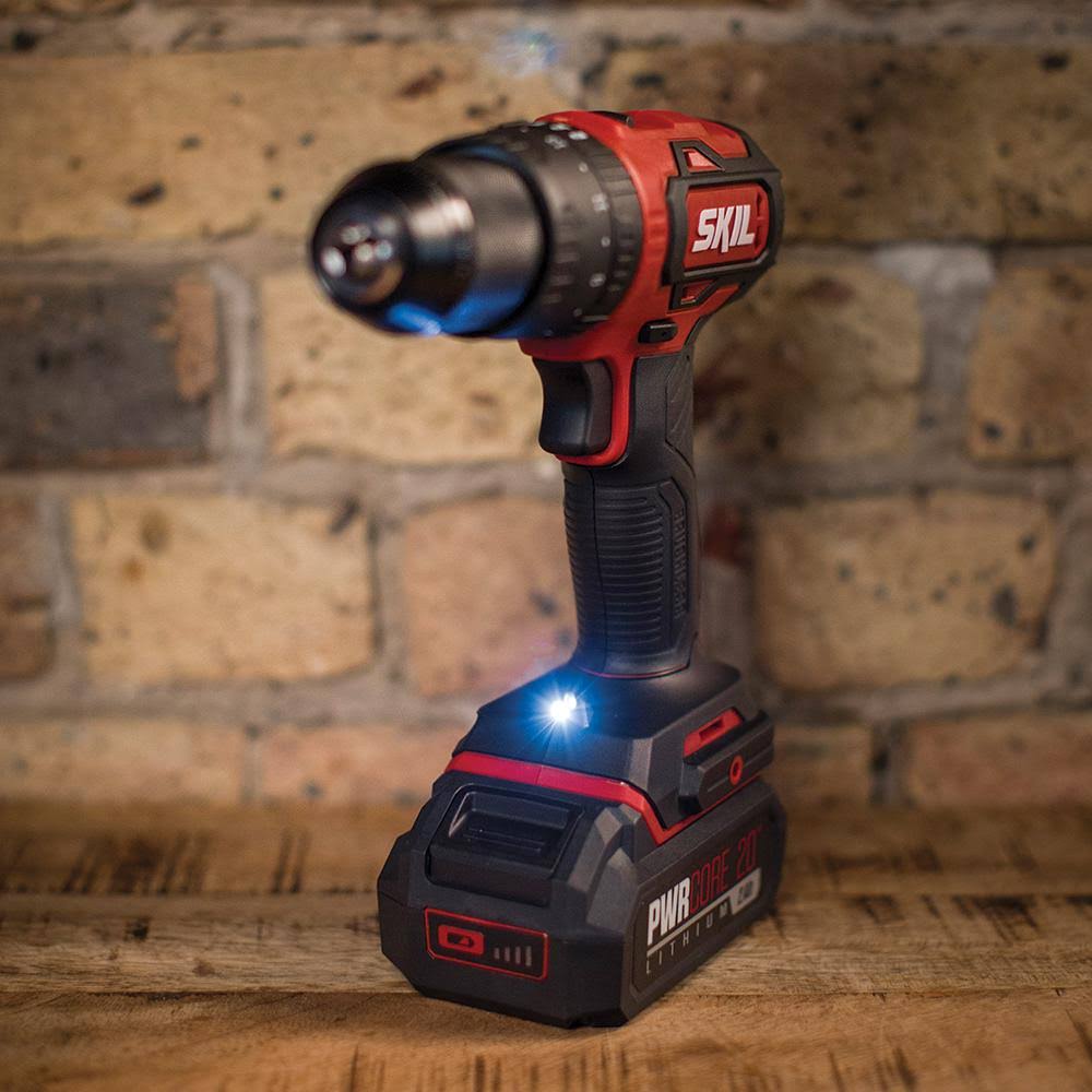 20V Brushless 1/2 inch Hammer Drill Kit Y596