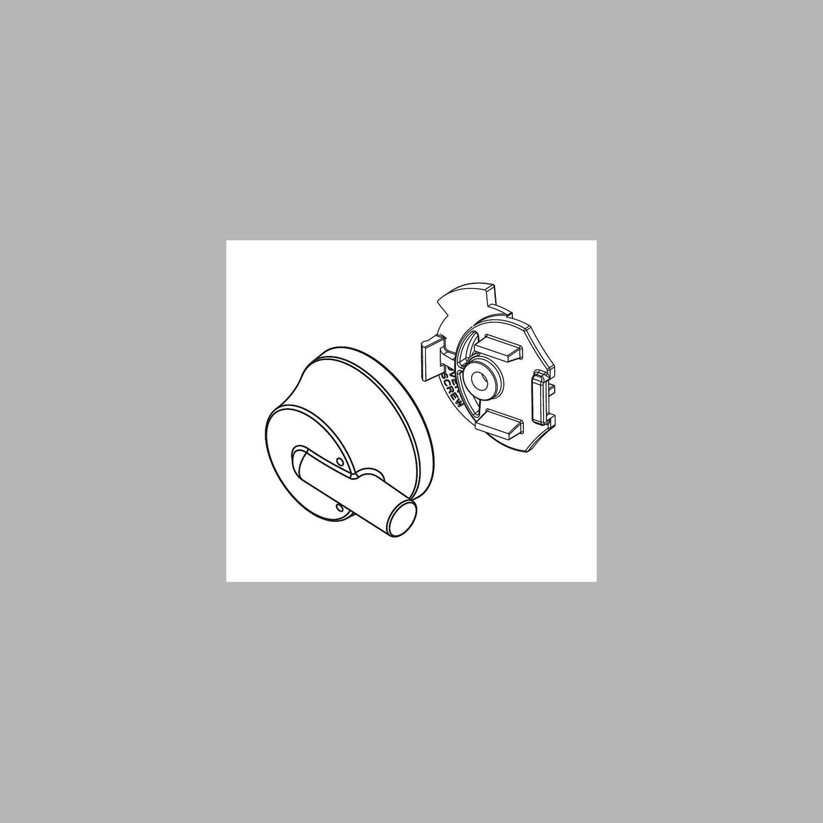 Stainless Temperature Cap and Knob G5529