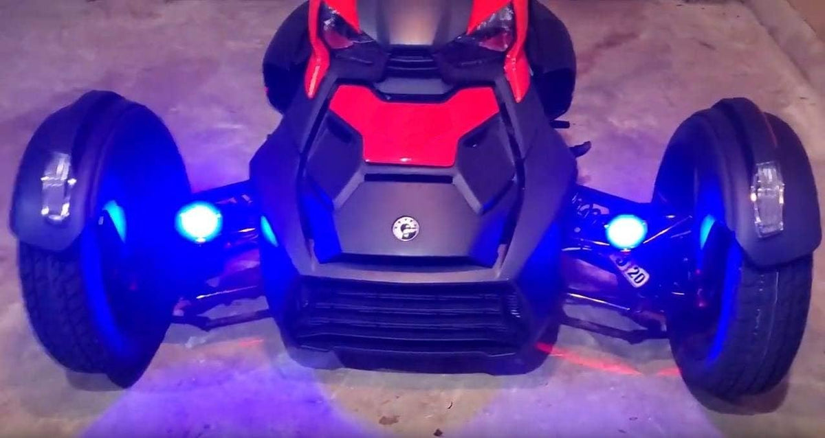 Blue LED Auxiliary Driving Fog Lights O69233