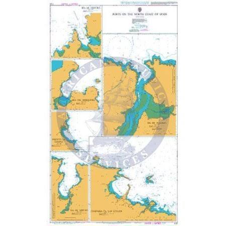 Nautical Chart 1122: Ports on The North Coast of Spain K83355
