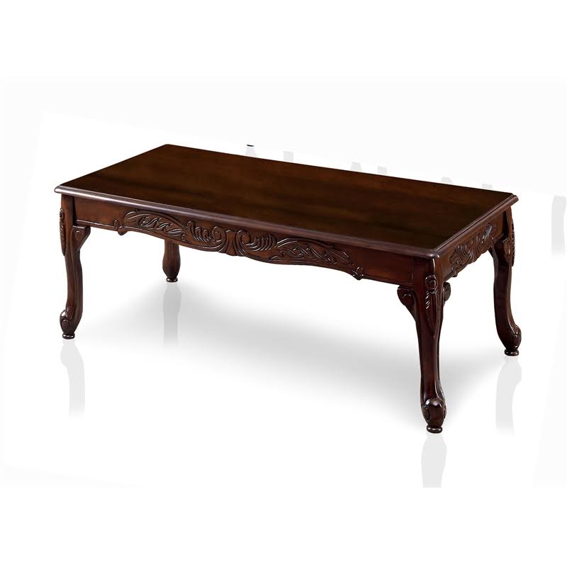 3 Piece Coffee Table Set in Dark Cherry E4935
