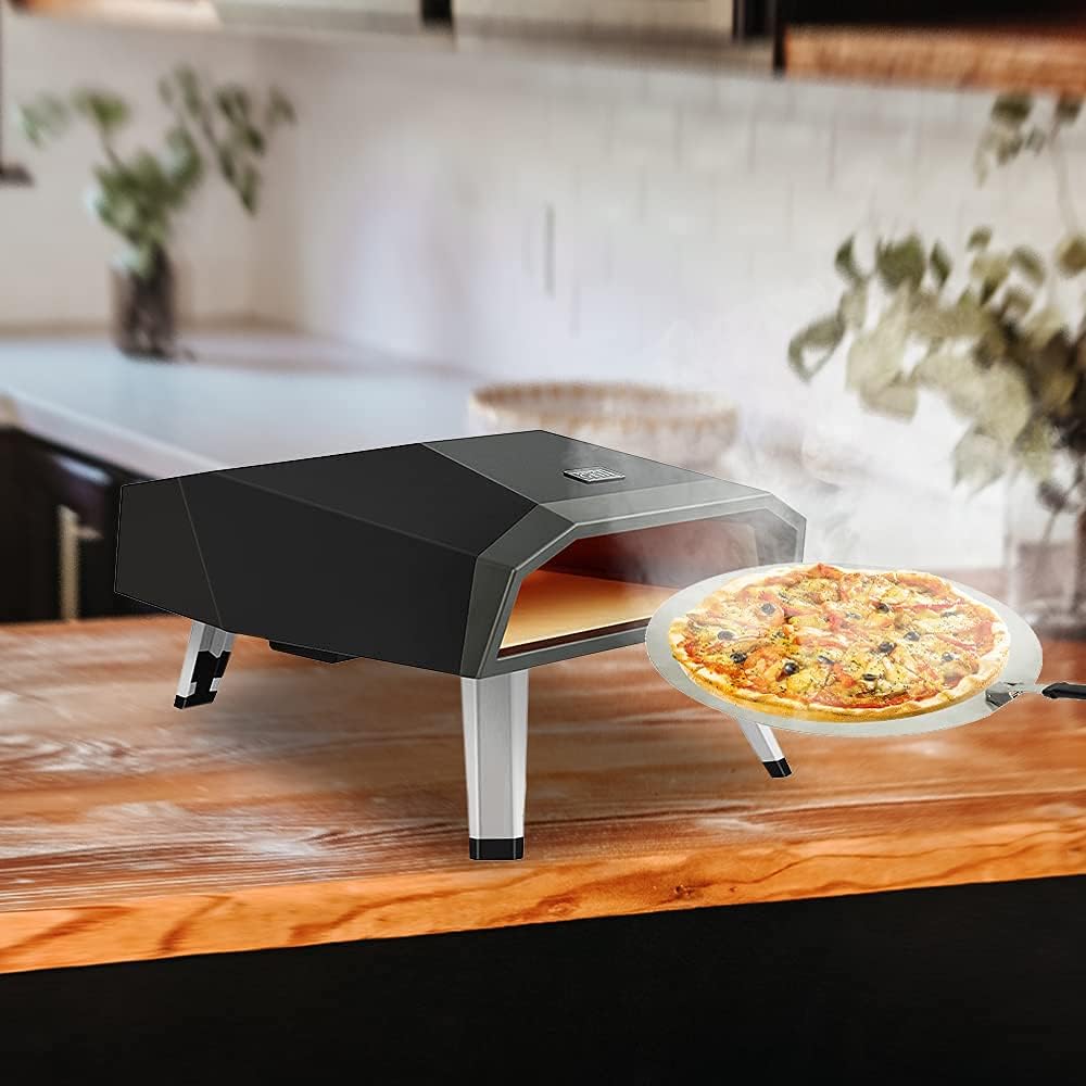 Lightweight Outdoor Propane Pizza Oven with Pizza Stone D292