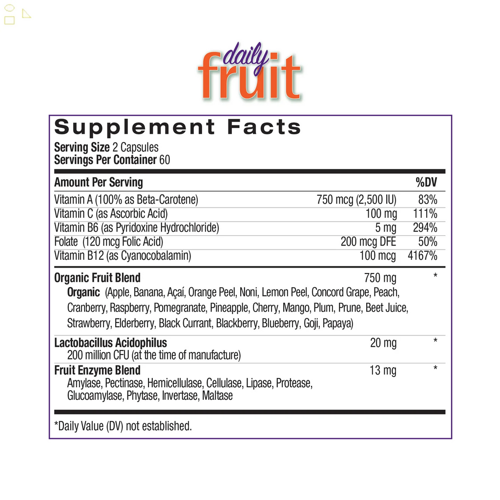240 Capsules Fruit & Veggie X442915
