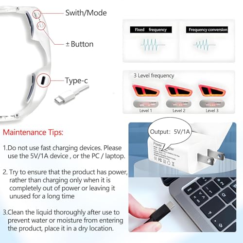 Red Light Therapy Eye Massager Device B3361