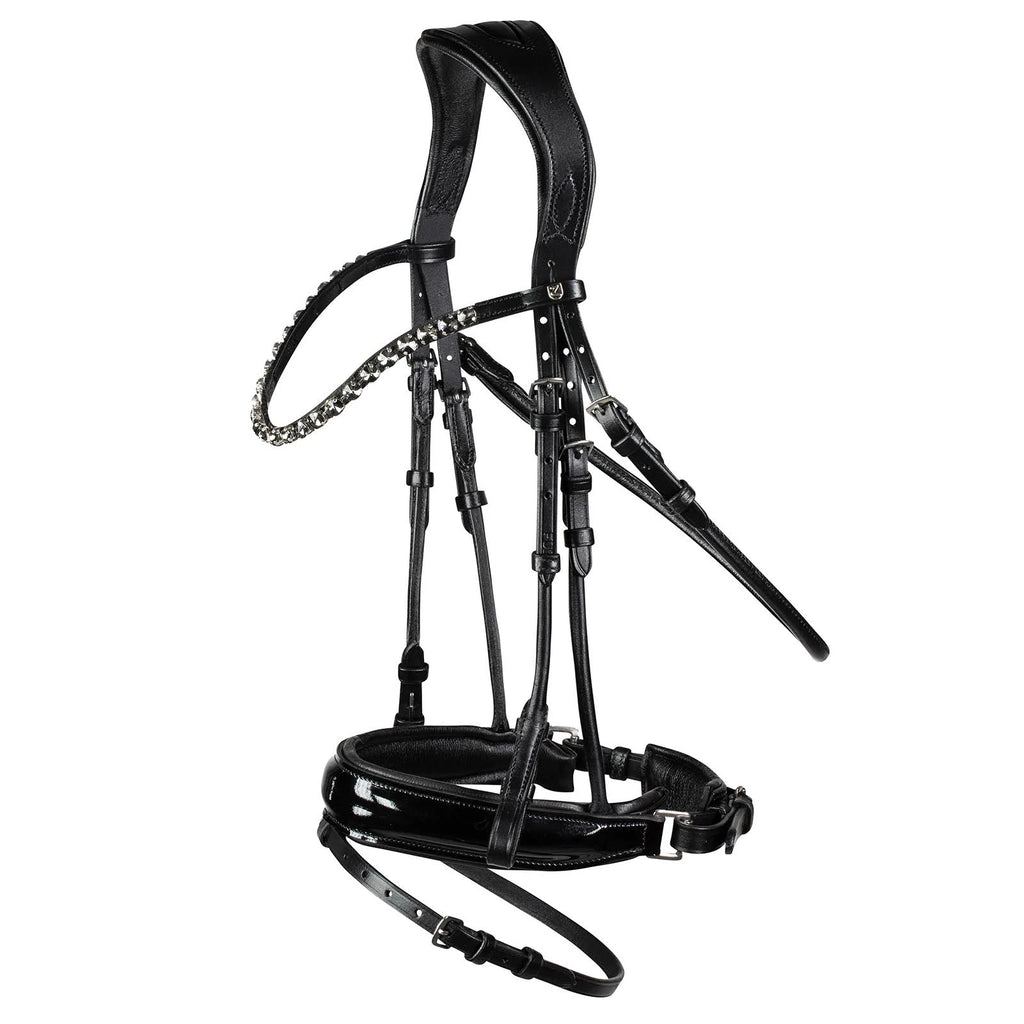 Black Warmblood Bridle F7229