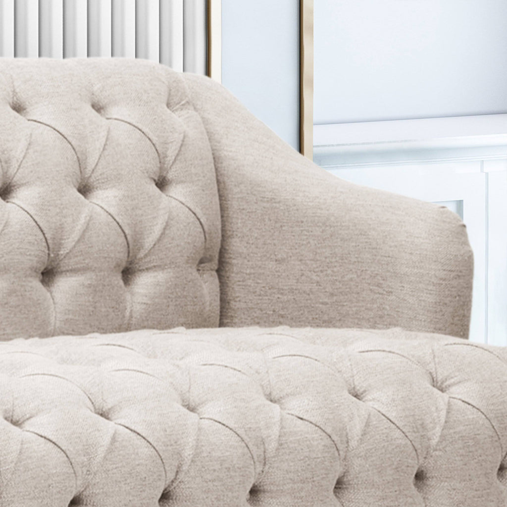 Light Blue Fabric 3 Seater Sofa D3530