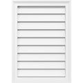 PVC Gable Vent with Brickmould E259010
