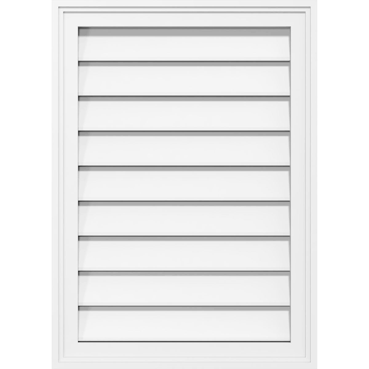 PVC Gable Vent with Brickmould E259010