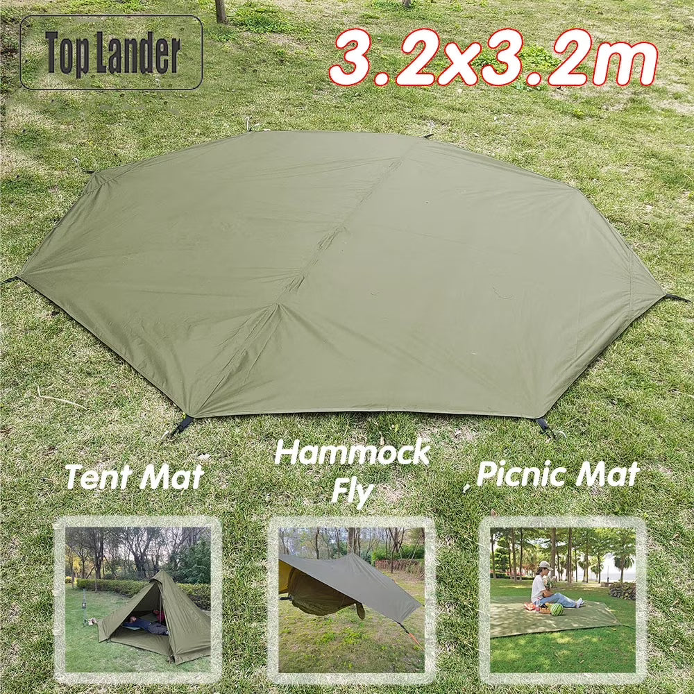10 x 10ft Waterproof Tent Footprint Groundsheet Z853151