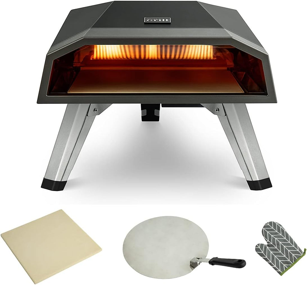 Lightweight Outdoor Propane Pizza Oven with Pizza Stone D292