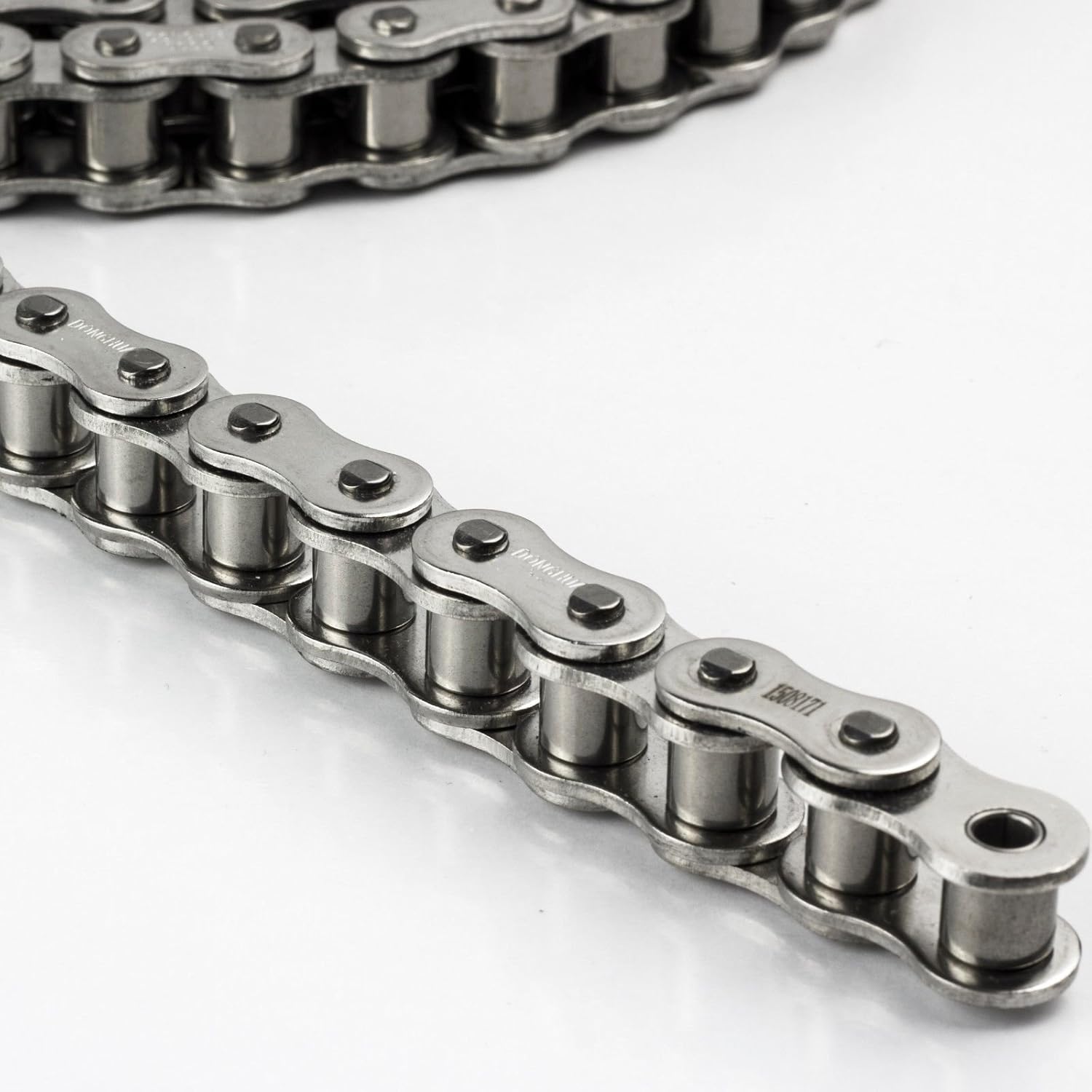 80 SS Stainless Steel Roller Chain 10 Feet with 1 Connecting Link U187299