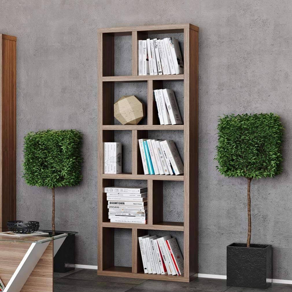 Pure White 5 Level Bookcase V7611