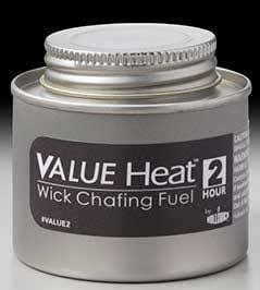 2.5 oz Screw Top Liquid Wick Chafing Fuel, 48 per Case N874