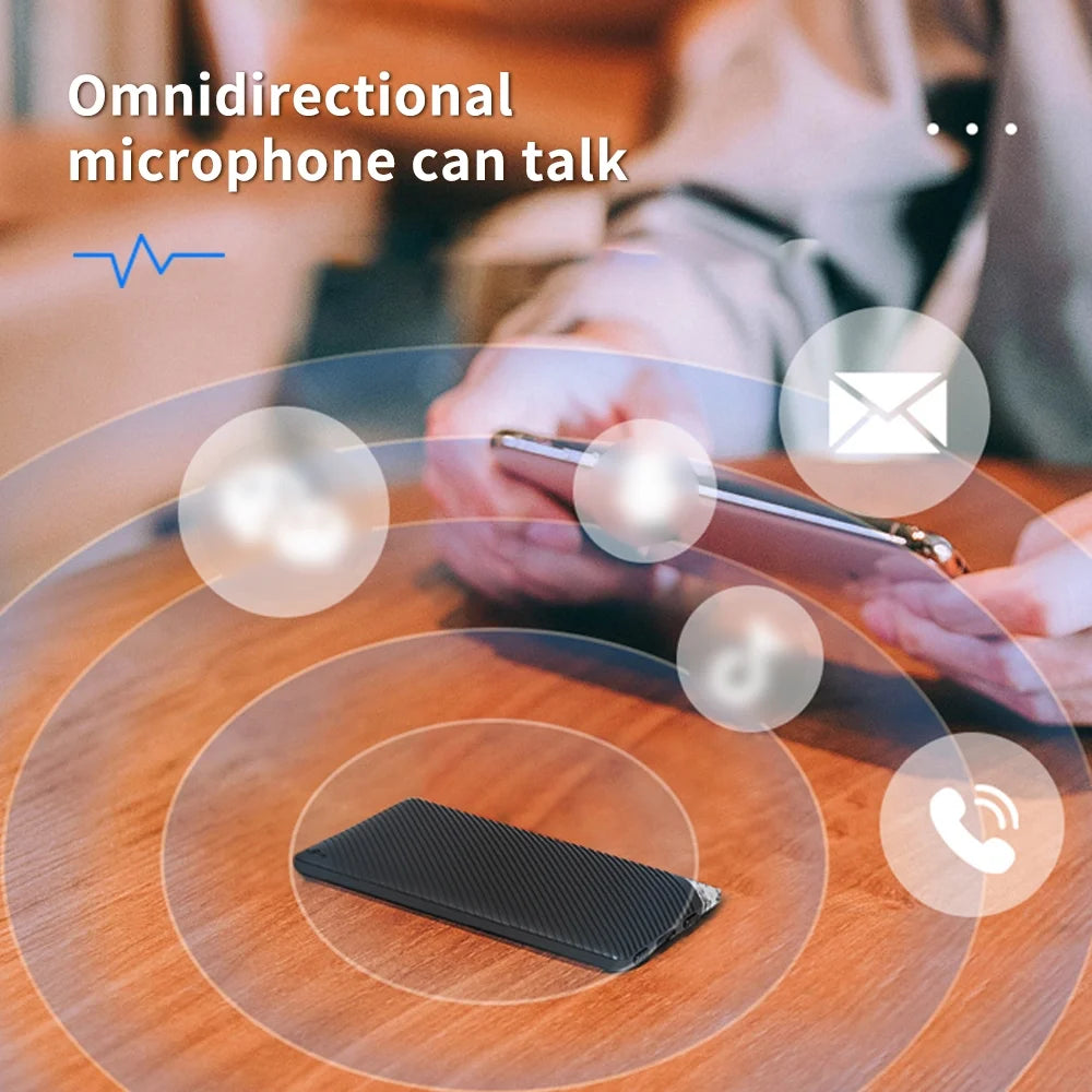 Bone Conduction Speaker BT Speakers Mini Portable Stereo Sound Built-in Mic Sound Box C2979