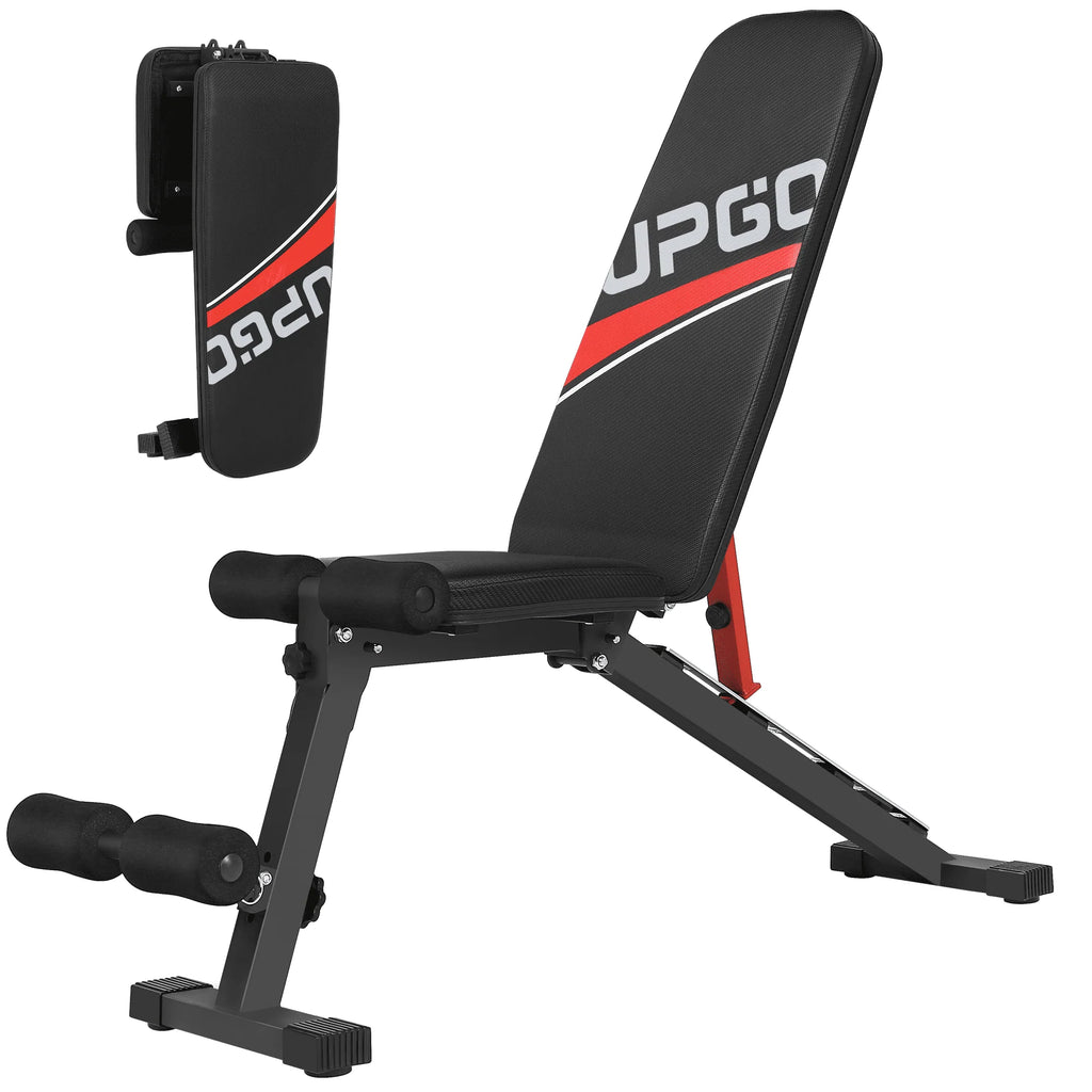 Adjustable Weight Bench with 660lbs Weight Capacity Foldable Gym Bench S31965