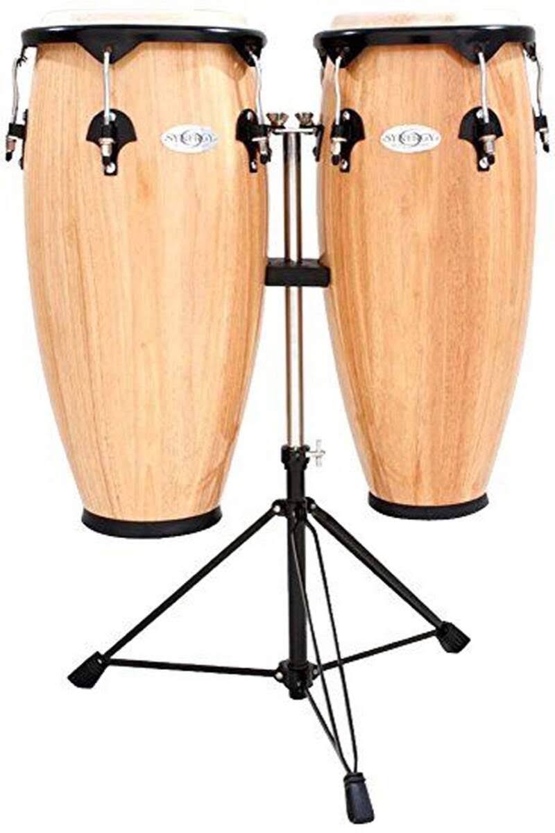 Natural Wood Conga Set with Stand G7013