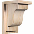 Douglas Fir Newport Smooth Corbel with Backplate F94939