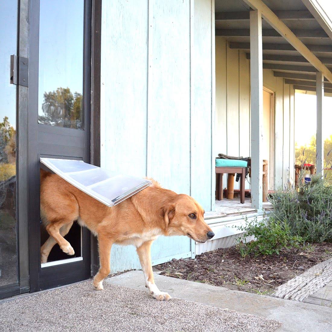 Bronze Frame Extra Large Pet Door Thermo Panel L98704