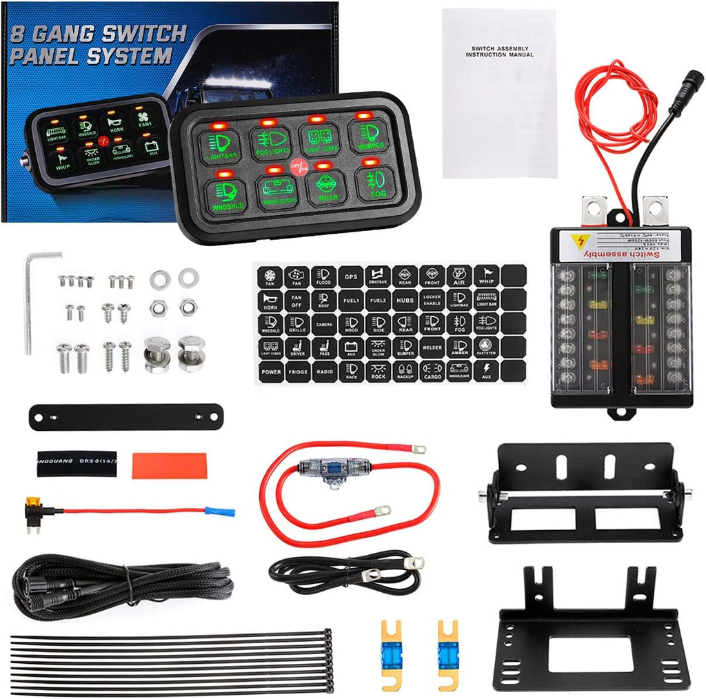 8 Gang LED Switch Panel F460438