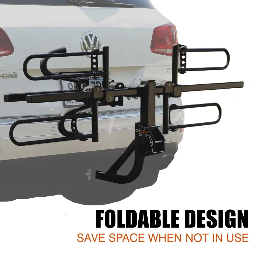 2-Bike Rack Hitch Mount Bicycle Platform Carrier Max 70LBS N662