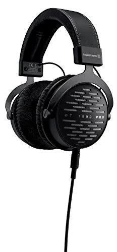 DT 1990 Pro Open Studio Headphones with Hard Case and 25ft Headphone Extension Cable V906345