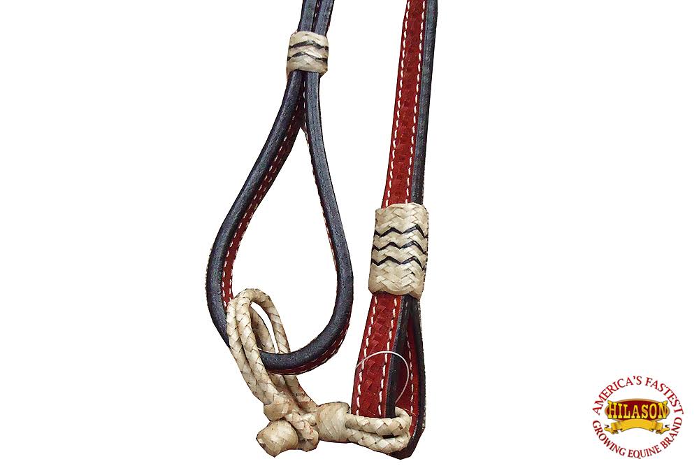 Braided Leather Romal Reins Horse R85103