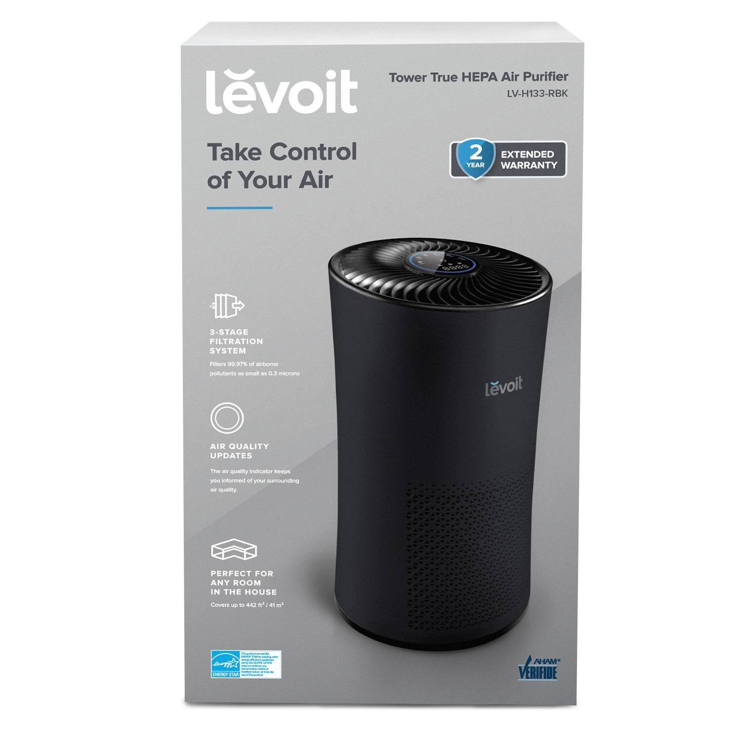 Black True HEPA Air Purifier M139772
