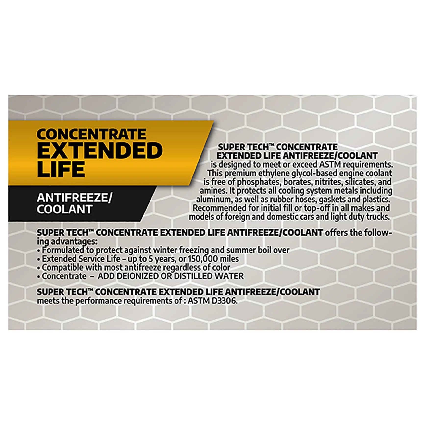 Extended Life Concentrate Antifreeze/Coolant, 1 Gal V51525