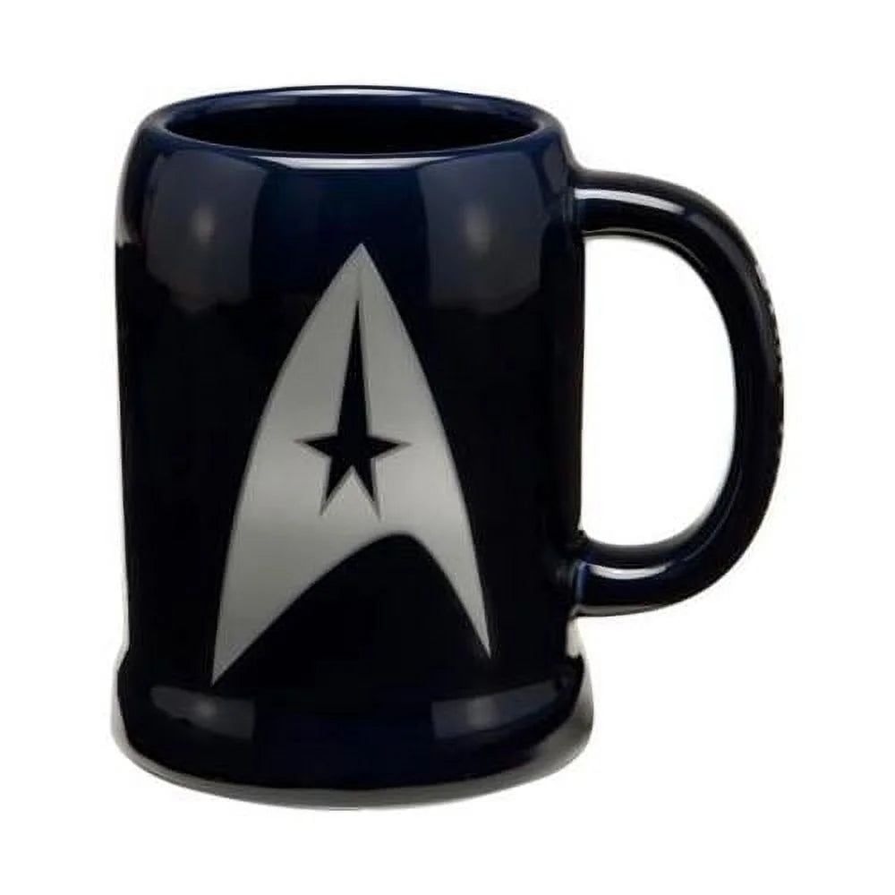 20 Oz Ceramic Stein Blue E3405