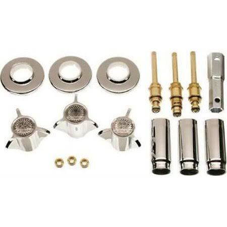Chrome Plated Tub and Shower Remodeling Kit Z974