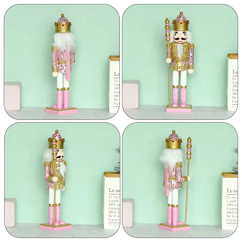 Small Wooden Nutcracker Doll Decor H11115